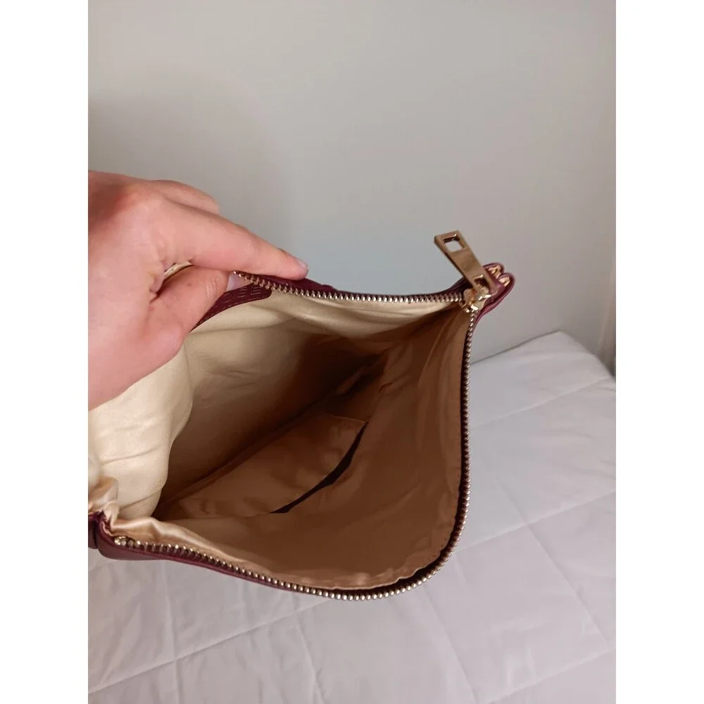 Summer & Rose Burgundy Color Hand Clutch